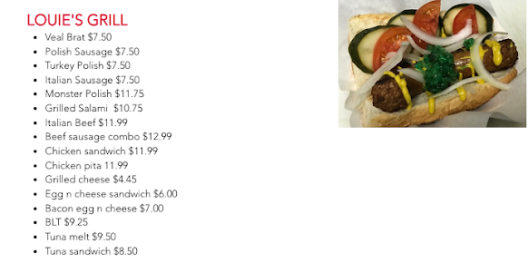 Menu Little Louie's - 24