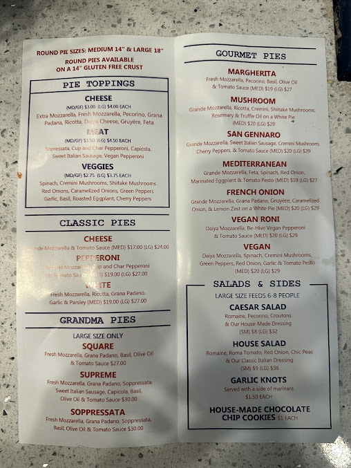 Menu Little Pizza Parlor - 28