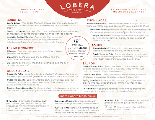 Menu Lobera Tacos & Tequila - 23