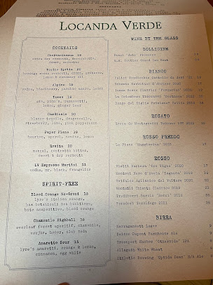 Menu Locanda Verde Tribeca - 23