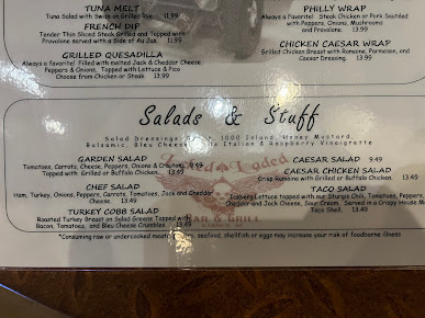Menu Locked & Loaded Bar And Grill - 22