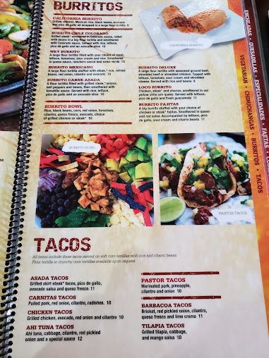 Menu Loco Mexican Restaurant And Cantina Fall Creek Place - 29