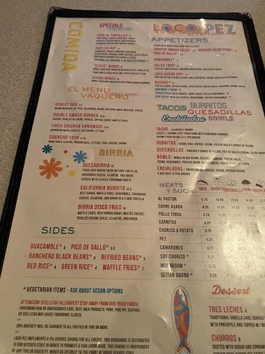 Menu Loco Pez West Philly - 21