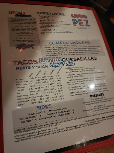 Menu Loco Pez West Philly - 24
