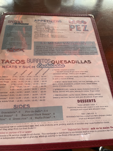Menu Loco Pez West Philly - 25