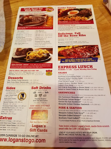 Menu Logan's Roadhouse - 22