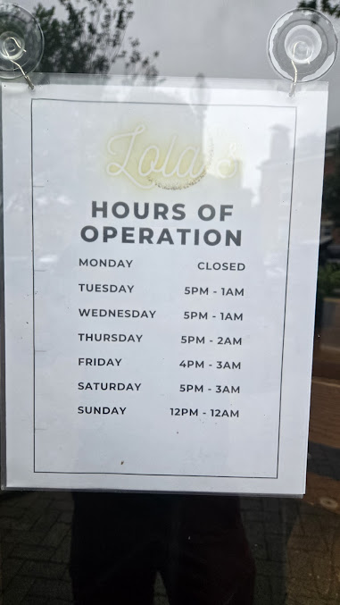 Menu Lolas A Neighborhood Bar - 24