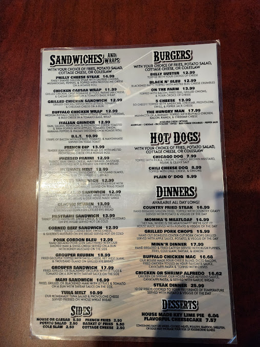 Menu Lollygaggers Sports Pub Grill Wildwood - 22