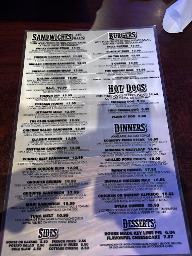 Menu Lollygaggers Sports Pub Grill Wildwood - 24
