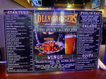 Menu Lollygaggers Sports Pub Grill Wildwood - 25