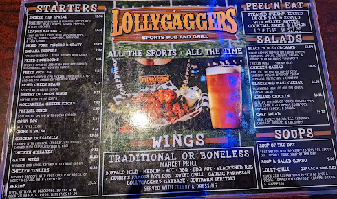 Menu Lollygaggers Sports Pub Grill Wildwood - 29