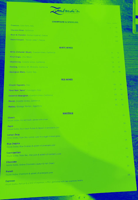 Menu Lombardis Miami Italian Restaurant - 20
