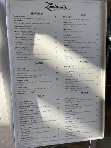 Menu Lombardis Miami Italian Restaurant - 26