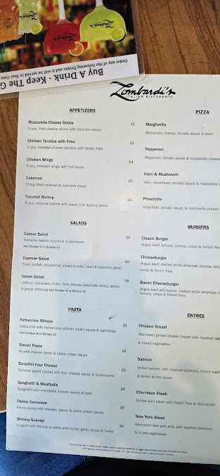 Menu Lombardis Miami Italian Restaurant - 28