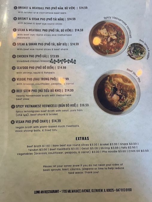 Menu Long An Restaurant - 22
