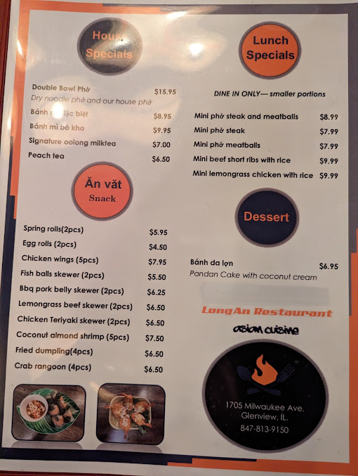 Menu Long An Restaurant - 25