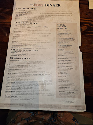 Menu Longhorn Steakhouse - 20