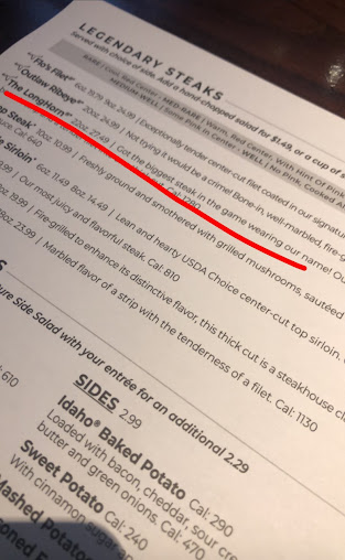 Menu Longhorn Steakhouse - 28