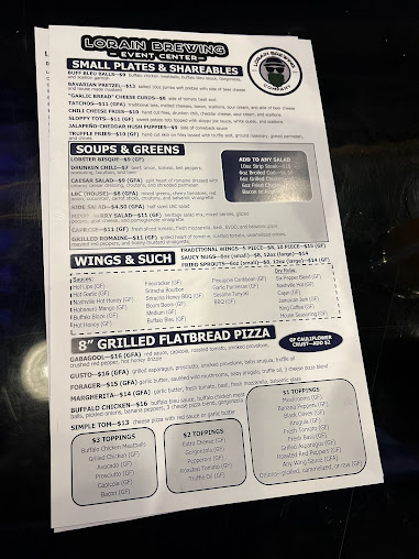Menu Lorain Brewing Company And Event Center - 26