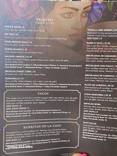 Menu Los Amigos Mexican Grill - 26