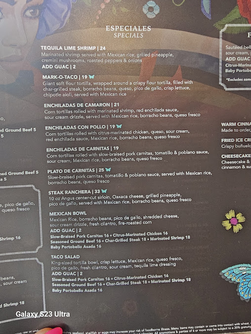 Menu Los Amigos Mexican Grill - 28