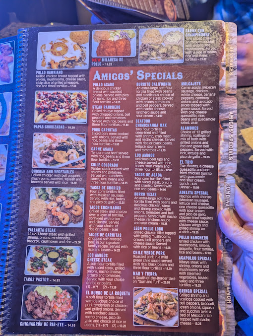Menu Los Amigos Mexican Restaurant Toccoa - 20