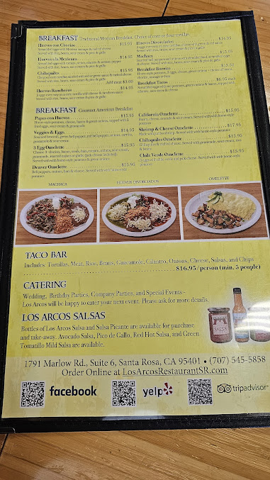 Menu Los Arcos Mexican Restaurant And Seafood - 19