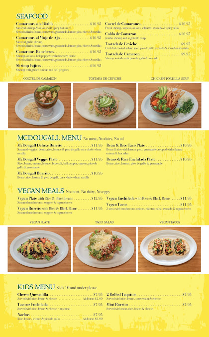 Menu Los Arcos Mexican Restaurant And Seafood - 22