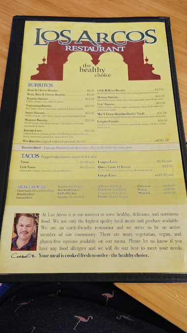Menu Los Arcos Mexican Restaurant And Seafood - 24