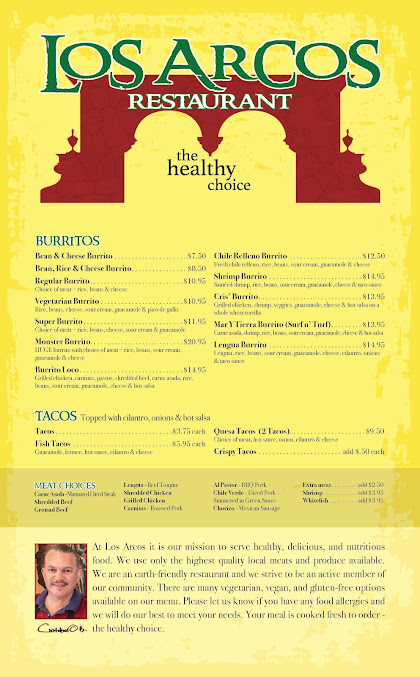 Menu Los Arcos Mexican Restaurant And Seafood - 25