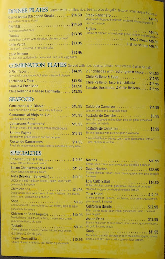 Menu Los Arcos Mexican Restaurant And Seafood - 27