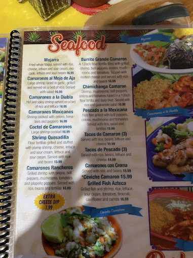 Menu Los Aztecas Mexican Restaurant - 22