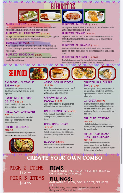 Menu Los Compadres Mexican Grill - 21