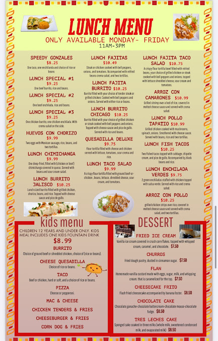 Menu Los Compadres Mexican Grill - 24