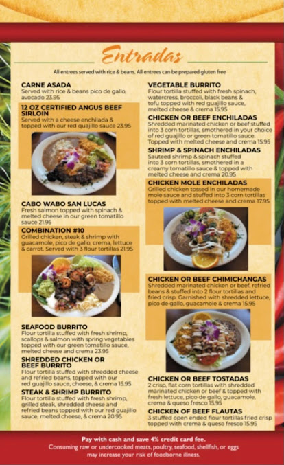 Menu Los Jalapenos Mexican Grill - 25