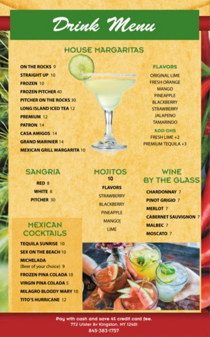 Menu Los Jalapenos Mexican Grill - 26