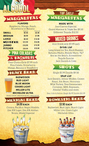 Menu Los Lunas Mexican Restaurant - 20