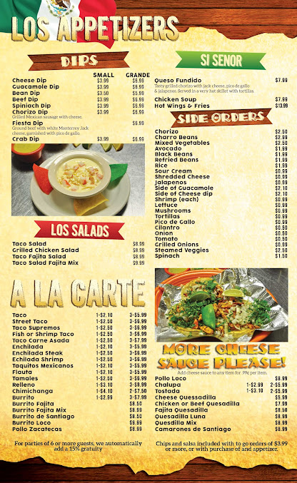 Menu Los Lunas Mexican Restaurant - 21