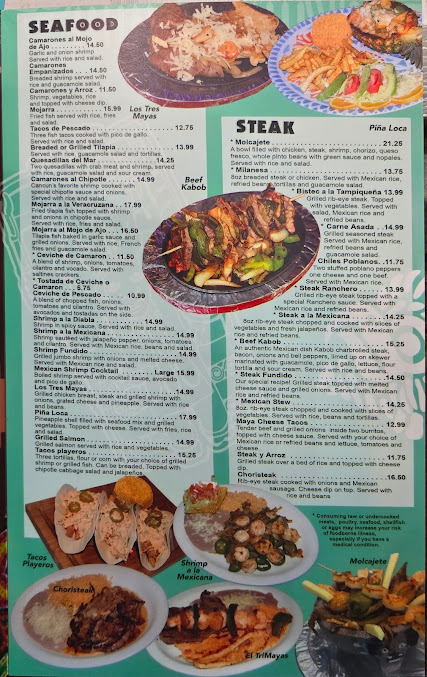 Menu Los Mayas Mexican Grill - 19