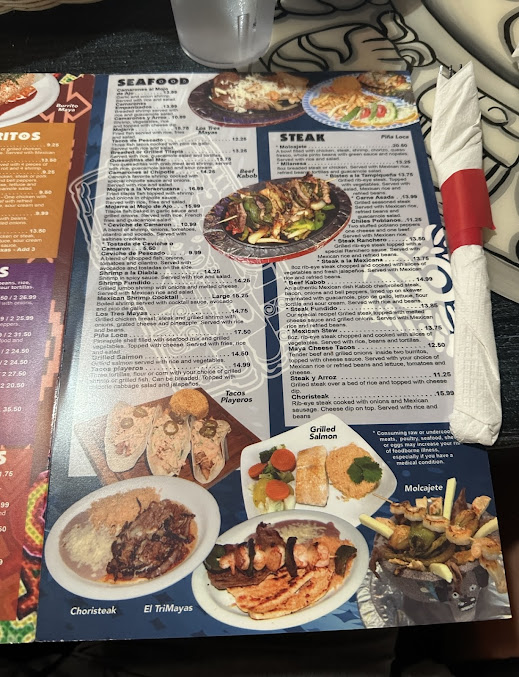 Menu Los Mayas Mexican Grill - 22