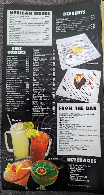 Menu Los Mayas Mexican Grill - 26