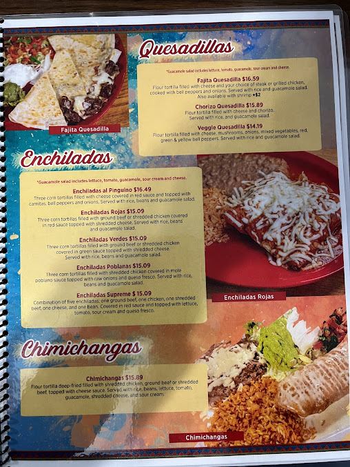 Menu Los Pinguinos Mexican Restaurant - 21