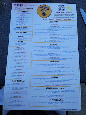 Menu Los Primos Latin American Cuisine - 20