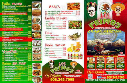 Menu Los Primos Mexican Restaurant - 20
