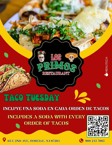 Menu Los Primos Mexican Restaurant - 28