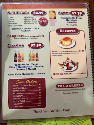 Menu Los Ranchitos Mexican Restaurant Kewanee - 25