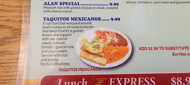 Menu Los Ranchitos Mexican Restaurant Kewanee - 29