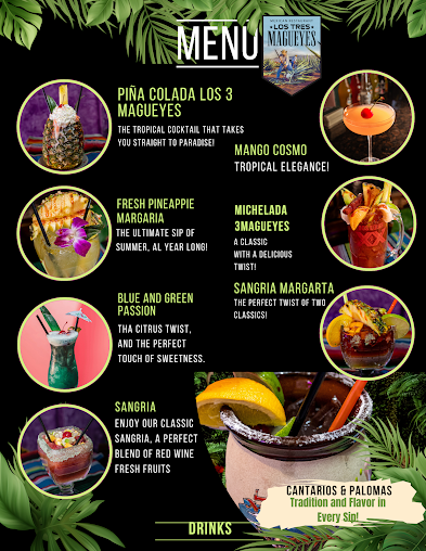 Menu Los Tres Magueyes Green Level - 20
