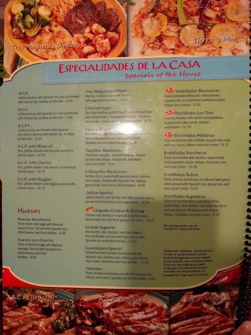 Menu Los Tres Magueyes Green Level - 22
