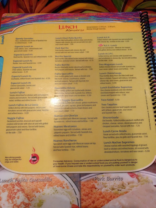 Menu Los Tres Magueyes Green Level - 24
